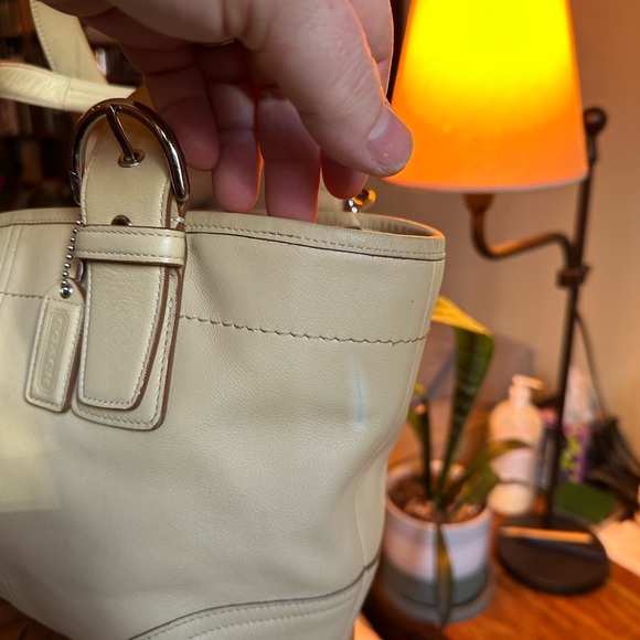 NOT FOR SALE Coach Camel Hobo #954 - Picture 4 of 9